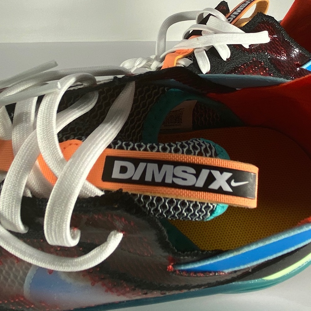 Nike Dmnsix N110 Flyknit Black Blue Hero Size 7.5 - Picture 7 of 7